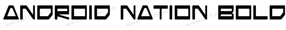Android Nation Bold字体转换